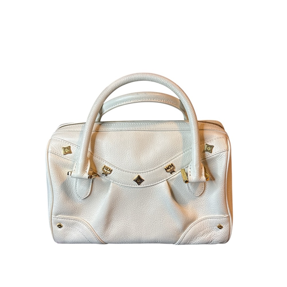 MCM Elegant White Handbag